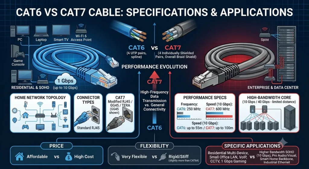 Cat6 VS Cat7