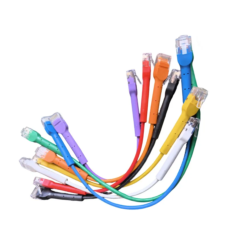 كابلات تصحيح Cat6a Ethernet فائقة النحافة قابلة للانحناء (4)