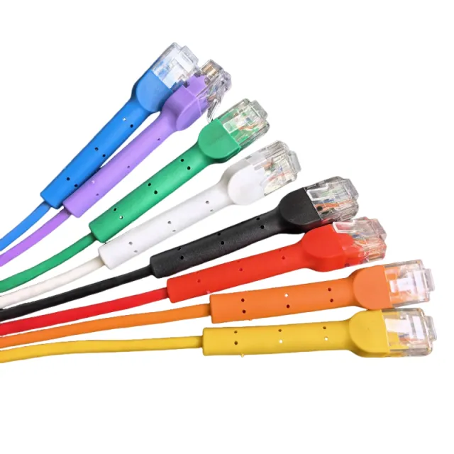 Bendable Ultra Slim Cat6a Ethernet Patch Cables (5)